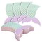 50 Pack Mermaid Tail Napkins for Girls Under the Sea Birthday Party Supplies, Baby Shower (3-Ply, 5 x 5.5 In)